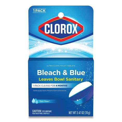 Clorox Bleach Blue Automatic Toilet Bowl Cleaner