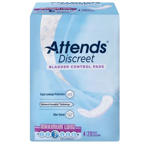 Buy Bladder Control Pads Attends Maximum Long Pads