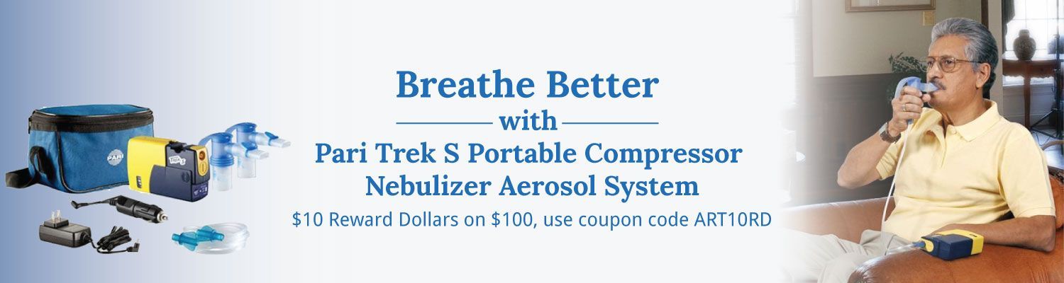 Breathe Better with Pari Trek S Portable Compressor Nebulizer Aerosol System