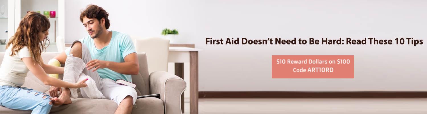 First Aid Doesn’t Need to Be Hard: Read These 10 Tips