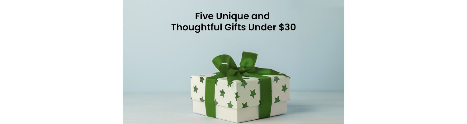 Five Unique and Thoughtful Gifts Under $30