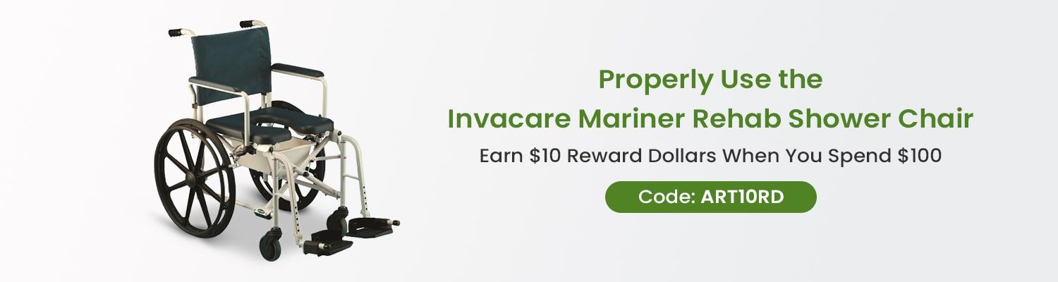 Properly Use the Invacare Mariner Rehab Shower Chair
