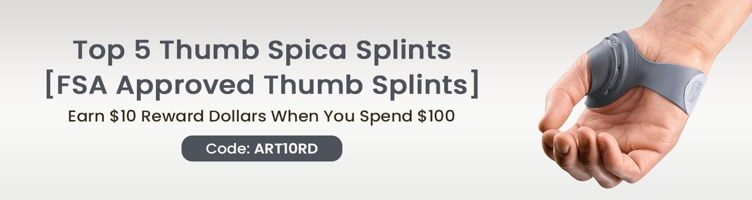 Top 5 Thumb Spica Splints - [FSA Approved Thumb splints]