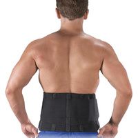 Ossur Formfit Back Support Brace for Chronic Low Back Muscular Pain and  Strains | Breathable Fabric for Comfort, Adjustable Double Wrap Design