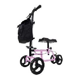 Karman Luxury Lightweight 4-Wheeled Knee Walker with Basket Black