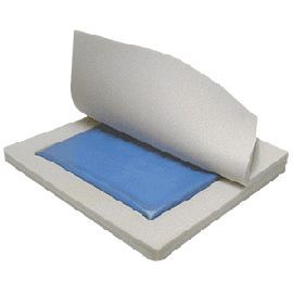 Rose Healthcare Bariatric Coccyx Gel Seat Cushion with Fleece Top