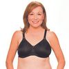 TruLife 4013 Alexandra Seamless Molded Softcup Mastectomy Bra-Black Front View