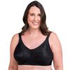 Trulife 190 Irene Classic Full Support Softcup Mastectomy Bra - Black
