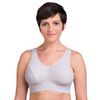 Trulife 330 Sophia Activity Softcup Mastectomy Bra-Grey Front View