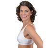 ABC Lace Soft Cup Mastectomy Bra Style 135 - Side White 