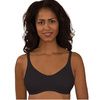 Trulife 4002 Lily Seamless Microfiber Underwire Mastectomy Bra-Black Front