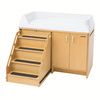 Childrens Factory Angeles Changing Table With Locking Stairs