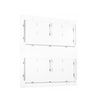 AdirOffice Hanging Magazine Rack with Adjustable Pockets