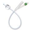 Medline Two-Way 100% Select Silicone Coude Tip Foley Catheter - 10cc Balloon Capacity