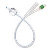 Medline Two-Way 100% Select Silicone Straight Tip Foley Catheter - 10cc Balloon Capacity
