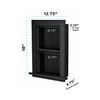 AdirOffice Recessed Wall Cabinet