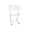 AdirOffice Height-Adjustable Clear Acrylic Lectern