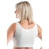 Wear Ease Post Surgery Compression Bra-White Back