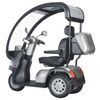 Breeze S3 GT Full Size Mobility Scooter-View with Canopy and Lock Box