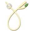 Medline Three-Way Silicone-Elastomer Coated Latex Foley Catheter - 30cc Balloon Capacity