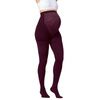 Jobst Opaque Maternity Closed Toe Waist High Compression Stockings Pantyhose - Cranberry