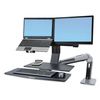 WorkFit by Ergotron WorkFit-A Sit-Stand Workstation with Worksurface plus