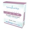  Safe N Simple Simpurity Foam Wound Dressing With Silver Silicone - 6" x 6"