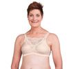 Trulife 4019 Jessica Cami Style Lace Accent Mastectomy Bra-Nude Front View