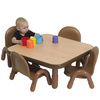 Childrens Factory Baseline Toddler 30 Inches Square Table And Chairs Set
