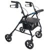  ProBasics Deluxe Aluminum Rollator With Eight Inch Wheels - Blue Flame