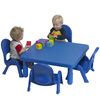 Children Factory Square Table And 4 Chairs Set - Royal Blue