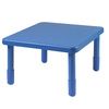 Children Factory Value 28 Inches Square Table - Royal Blue