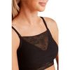 Amoena Amber Lace Accessory Top - Black Front