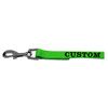 Mirage Hot Lime Green Embroidered Pet Leash