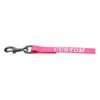 Mirage Hot Pink Green Embroidered Pet Leash