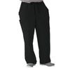 Medline Illinois Ave Mens Athletic Cargo Scrub Pants with 7 Pockets - Black