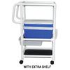 MJM International Hydration Ice Cart with Extra Shelf
