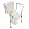 Essential Medical Height Adjustable Toilet Safety Rail