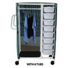 MJM International Specialty Cart with Pull Out Tubs and Hanging Space