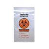 Elkay Reclosable 3-Wall Specimen Transfer Bag With Biohazard Symbol