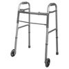 Medline Youth Two-Button Folding Walkers With 5 Inches Wheels