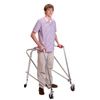 Kaye PostureRest Four Wheel Large Walker With Seat, Front Swivel And Installed Silent Rear Wheel