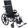 Drive Viper Plus Reclining Wheelchair With Flip Back Detachable Full Arm