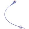 Covidien Dover Two-Way Uncoated 100% Silicone Pediatric Foley Catheter - 3cc Balloon Capacity