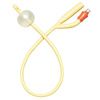 Medline Two-Way Silicone-Elastomer Coated Latex Foley Catheter - 30cc Balloon Capacity