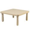 Children Factory Value 28 Inches Square Table - Natural Tan