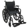 Karman Healthcare 802-DY-Ultra Lightweight Manual Wheelchair With Swing Away Legrest