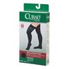 Medline Curad Hospital-Quality Closed Toe Thigh High 15-20mmHg Medical Compression Stockings