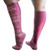 Xpandasox Plus Size/Wide Calf Aztec Stripe Knee High Compression Socks