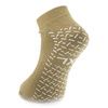 Medline Single Tread Slipper Socks - X-Large, Beige
